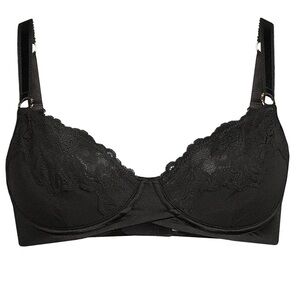 🆕 42C Sofia Intimates by Sofia Vergara Women's Embroidered Shine Balconette Bra